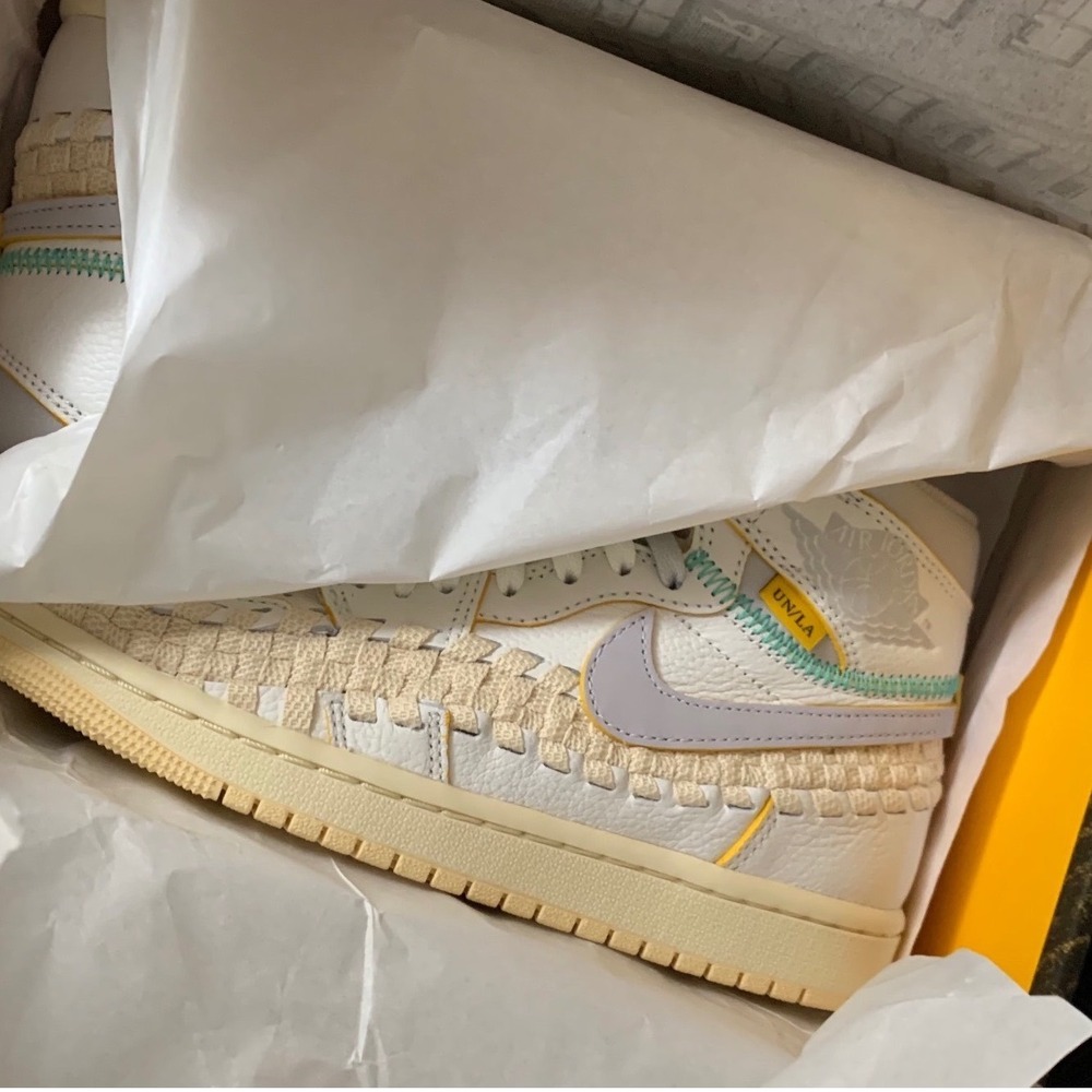 Nike Air Jordan 1 High OG SP Union LA Bephies Beauty Supply Sail FD0696-100 4US